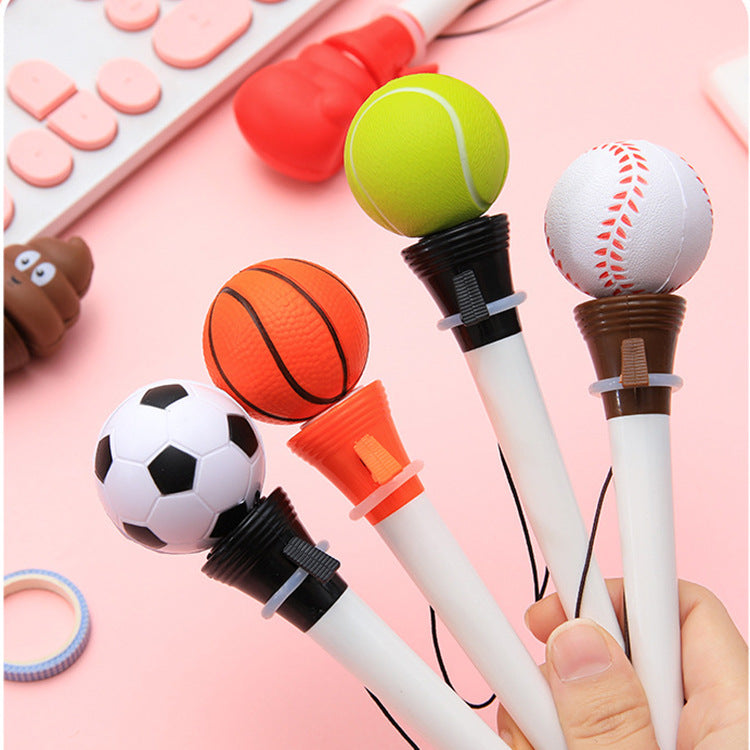Wholesale Decompression Ejection Boxing Plastic Ballpoint Pen